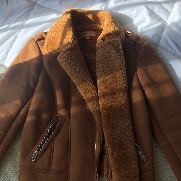 Philosophy Jackets & Blazers - Philosophy Brown Fur Jacket